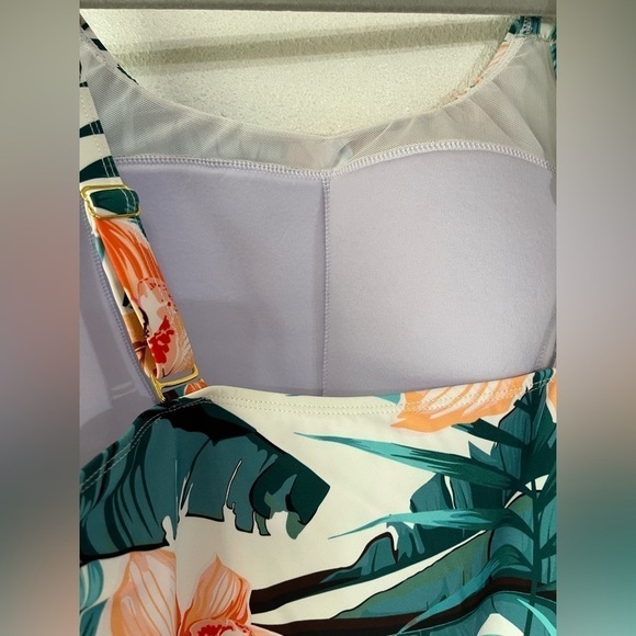 FullFitall swim top size 20 NWT tankini floral print plus size woman - Picture 5 of 5